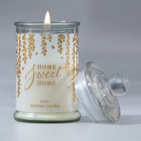 Свеча интерьерная в стекле "Sweet home", аромат винограда, 11,5 х 5,8 см: 