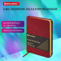 Ежедневник недатированный МАЛЫЙ ФОРМАТ 100x150 мм А6 BRAUBERG "Iguana", под кожу, 160 л., красный, 114468: Цвет: Тщательно планировать свое время на дни, недели, месяцы и даже годы вперед и не забывать о приоритетных задачах поможет ежедневник BRAUBERG "Iguana".
Внутренний блок включает 160 листов тонированной бумаги плотностью 70 г/м2. Каждая страничка имеет перфорированный угол. Благодаря формату А6 (100х150 мм) ежедневник удобно использовать как в офисе, так и на выездных деловых встречах.Твердая обложка, стилизованная под кожу рептилии, подходит для горячего тиснения. Срез ежедневника фольгирован под "золото", что придает ему особый шарм. Дополнением является закладка-ляссе, с помощью которой при необходимости можно быстро открыть ежедневник на нужной странице. Помимо прочего ежедневник снабжен обширным справочным материалом.Недатированный ежедневник BRAUBERG "Iguana" станет отличным подарком к любому празднику или другому событию.