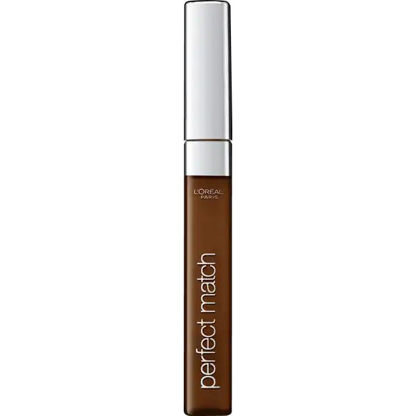 LOral Paris Perfect Match Concealer DW Caramel: Цвет: Produktbeschreibung und details Der LOral Paris Perfect Match Concealer Nr DW Caramel ist die Geheimwaffe gegen Augenringe und Co Der flssige Concealer kaschiert kleine Makel und hellt Schatten im Gesicht auf Das Ergebnis ein frischer makelloser Teint Die ultraleichte Textur passt sich wunderbar dem Hautton an Dank der hohen Pigmentierung werden kleine Unebenheiten zuverlssig abgedeckt  fr ein glattes und ebenmiges Hautbild Mit dem feinen Applikator werden przises Auftragen und eine gezielte Korrektur zum Kinderspiel LOral Paris Perfect Match Concealer Nr DW Caramel Aufhellen Kaschieren Korrigieren leichtgemacht Gebrauch Aufbewahrung und Verwendung Aufbewahrungs und Verwendungsbedingungen Unreinheiten oder Schattenzonen im Gesicht mit einem Perfect Match Concealer in einer zum Hautton passenden Nuance auftragen und mit dem Finger einem Pinsel oder einem Makeup Schwmmchen gut verblenden Inhaltsstoffe AQUA  WATER  CYCLOPENTASILOXANE  HYDROGENATED POLYISOBUTENE  SORBITAN ISOSTEARATE  GLYCERIN  PROPANEDIOL  PROPYLENE GLYCOL  ALUMINA  OZOKERITE  PHENOXYETHANOL  MAGNESIUM SULFATE  DISODIUM STEAROYL GLUTAMATE  SYNTHETIC FLUORPHLOGOPITE  DISTEARDIMONIUM HECTORITE  CAPRYLYL GLYCOL  ACRYLONITRILEMETHYL METHACRYLATEVINYLIDENE CHLORIDE COPOLYMER  ALUMINUM HYDROXIDE  TOCOPHEROL  DISODIUM EDTA  ISOBUTANE  TIN OXIDE
https://www.rossmann.de/de/make-up-loreal-paris-perfect-match-concealer-8d8w-caramel/p/3600523500277