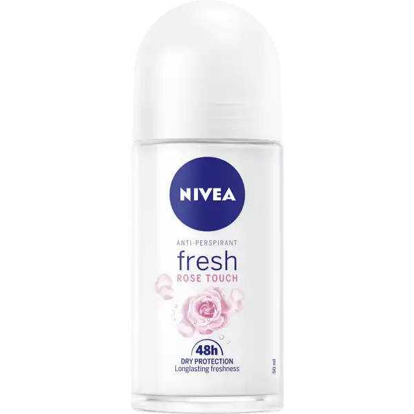 NIVEA Anti-Transpirant Roll-on Fresh Rose Touch: Цвет: Produktbeschreibung und details NIVEA Deo Fresh Rose Touch bietet  Stunden zuverlssigen AntiTranspirantSchutz fr die zarte Haut unter den Achseln Das Deo mit RosenwasserDuft Fresh Rose Touch Rollon Kontaktdaten Beiersdorf AG D Hamburg wwwniveacom Anwendung und Gebrauch Das AntiTranspirant am besten nach dem Duschen verwenden Das Produkt direkt an den Achseln anwenden Lassen Sie das Produkt vollstndig trocknen bevor Sie sich anziehen Inhaltsstoffe Aqua Aluminum Chlorohydrate PPG Stearyl Ether Steareth Steareth Aluminum Sesquichlorohydrate Parfum Trisodium EDTA BHT Citronellol Geraniol Linalool AlphaIsomethyl Ionone Benzyl Alcohol Warnhinweise und wichtige Hinweise Warnhinweise Nicht auf gereizter oder geschdigter Haut anwenden
https://www.rossmann.de/de/pflege-und-duft-nivea-anti-transpirant-roll-on-fresh-rose-touch/p/0000042419303