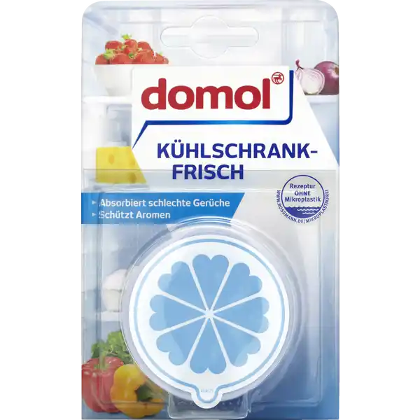 domol KhlschrankFrisch: Цвет: https://www.rossmann.de/de/haushalt-domol-kuehlschrank-frisch/p/4305615652016
Produktbeschreibung und details domol KhlschrankFrisch mit natrlichem MeeresalgenExtrakt neutralisiert unangenehme Gerche und bindet aktiv die geruchsbildenden Partikel im Khlschrank Gleichzeitig werden die Aromen der Lebensmittel bewahrt Wirkt bis zu  Monate neutralisiert schlechte Gerche schtzt Aromen Kontaktdaten Dirk Rossmann GmbH Isernhgener Str    Burgwedel wwwdomolrossmannde     UrsprungslandHerkunftsort EU Testurteile Qualittssiegel ampamp Verbandszeichen Anwendung und Gebrauch Behlter aus der Verpackung nehmen und Etikett vom Deckel abziehen Produkt wie gewnscht im Khlschrank platzieren Das Produkt durch ein neues ersetzen sobald das Gel die seitliche Behltermarkierung unterschreitet Gebrauch Aufbewahrung und Verwendung Aufbewahrungs und Verwendungsbedingungen Darf nicht in die Hnde von Kindern gelangen Enthlt Benzisothiazolinone Kann allergische Reaktionen hervorrufen Enthlt einen speziellen Bitterstoff um eine versehentliche Einnahme durch Kinder zu verhindern Inhaltsstoffe Benzisothiazolinone Detergenzienblatt Detergenzienblatt Laden Sie das Dokument zum Produkt als PDF herunter