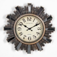 Часы настенные, серия: Интерьер, "Лучики Солнца", d-30 см, коричневые: 