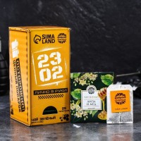 Подарочный зеленый чай «23.02», вкус: липа и мёд, 25 пакетиков х 1,8 г.: Цвет: Минимальная партия
1