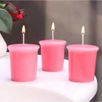 Набор свечей ароматических "Peony", пион, 3 шт, 5х4,5 см: 