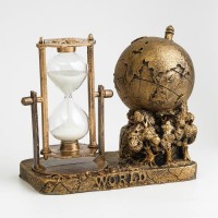 Песочные часы "Мир", сувенирные, 16 х 9 х 14 см, микс: 