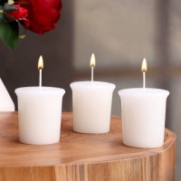 Набор свечей ароматических "Сlean cotton", чистый хлопок, 3 шт, 5х4,5 см: 
