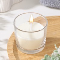 Свеча ароматическая в стакане АЛАНИЯ "Французкая ваниль", 5,5 см: 
