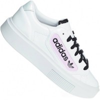 adidas Originals Sleek Super Women Sneakers EF4953: Цвет: https://www.sportspar.com/adidas-originals-sleek-super-women-sneakers-ef4953
Brand: adidas Upper material: synthetic, leather (coated leather) Inner material: synthetic, textile Sole: rubber Brand logo on the outside Closure: lacing smooth upper material in lacquer look Pointed and narrowing toe removable insole stabilized heel area Perforations on the sides for better air circulation low leg Slim Fit Mother of pearl elements on the heel wide, non-slip sole (4 cm size 38) pleasant wearing comfort NEW, with box &amp; original packaging