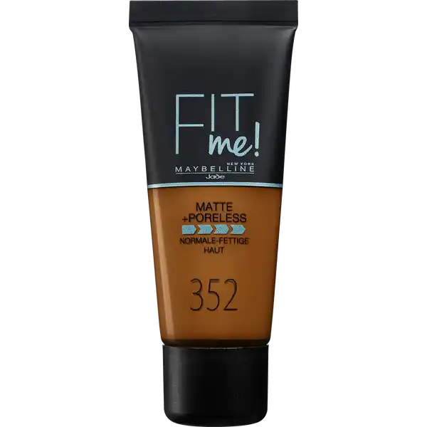 Maybelline New York Fit Me! Matte + Poreless Make-Up Nr. 352 Truffle: Цвет: Produktbeschreibung und details Dein perfektes Makeup erkennst du daran dass es sich ganz natrlich deiner Haut anpasst und mattiert Dann ist das Fit me Matte  Poreless Makeup wie fr dich gemacht Es deckt Unreinheiten und Makel ab reduziert Glanz und sorgt fr einen gleichmigen MattEffekt mit leichter bis mittlerer Deckkraft Farbe  Truffle fr normale bis fettige Haut mattierend hauttonanpassend ohne Rnder kaschiert Poren Kontaktdaten Maybelline Jade LOral TSA  F Asnieres Cedex UrsprungslandHerkunftsort Frankreich Anwendung und Gebrauch Das Fit Me Matte ampamp Poreless Makeup gleichmig mit einem Schwmmchen oder mit den Fingern im auftragen und verblenden Je nach gewnschter Deckkraft mehr oder weniger Textur verwenden Inhaltsstoffe AQUA  WATER CYCLOHEXASILOXANE NYLON ISODODECANE ALCOHOL DENAT CYCLOPENTASILOXANE PEG DIMETHICONE CETYL PEGPPG DIMETHICONE PEG POLYGLYCERYL ISOSTEARATE DISTEARDIMONIUM HECTORITE PHENOXYETHANOL MAGNESIUM SULFATE DISODIUM STEAROYL GLUTAMATE HDITRIMETHYLOL HEXYLLACTONE CROSSPOLYMER TITANIUM DIOXIDE NANO  TITANIUM DIOXIDE METHYLPARABEN ACRYLONITRILEMETHYL METHACRYLATEVINYLIDENE CHLORIDE COPOLYMER TOCOPHEROL BUTYLPARABEN ALUMINUM HYDROXIDE ISOBUTANE ALUMINA SILICA GLYCERIN PENTAERYTHRITYL TETRADITBUTYL HYDROXYHYDROCINNAMATE  MAY CONTAIN CI   TITANIUM DIOXIDE CI  CI  CI   IRON OXIDES
https://www.rossmann.de/de/make-up-maybelline-new-york-fit-me-matte--poreless-make-up-nr-352-truffle/p/3600531395551