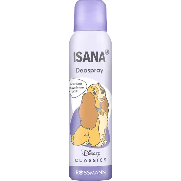 ISANA Deospray Disney: Цвет: Produktbeschreibung und details Zuverlssiger Deoschutz fr den ganzen Tag Das ISANA DEOSPRAY mit hWirkkomplex fr ein rundum sicheres und gepflegtes Hautgefhl Mit zartem floralem Duft ohne Aluminiumsalze ACH Hautvertrglichkeit dermatologisch besttigt vegan Kontaktdaten Dirk Rossmann GmbH Isernhgener Str  DE Burgwedel wwwrossmannde  UrsprungslandHerkunftsort Hergestellt in der EU Testurteile Qualittssiegel ampamp Verbandszeichen Anwendung und Gebrauch Aus  cm Entfernung unter die Achseln sprhen und kurz einwirken lassen Inhaltsstoffe Butane Alcohol Propane Triethyl Citrate Isobutane Glycerin Parfum Isopropyl Myristate Phenoxyethanol Ethylhexylglycerin Tocopherol Aqua Coumarin Linalool AlphaIsomethyl Ionone Limonene Warnhinweise und wichtige Hinweise Warnhinweise GEFAHR Extrem entzndbares Aerosol Behlter steht unter Druck Kann bei Erwrmung bersten Von Hitze heien Oberflchen Funken offenen Flammen und anderen Zndquellen fernhalten Nicht rauchen Nicht gegen offene Flamme oder andere Zndquelle sprhen Nicht durchstechen oder verbrennen auch nicht nach Gebrauch Vor Sonnenbestrahlung schtzen Nicht Temperaturen ber  C aussetzen Darf nicht in die Hnde von Kindern gelangen Einatmen vermeiden Nicht in die Augen oder das Gesicht sprhen
https://www.rossmann.de/de/pflege-und-duft-isana-deospray-disney/p/4305615957470