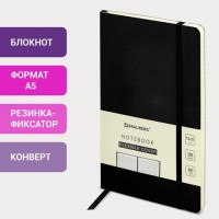 Блокнот А5 (130х210 мм), BRAUBERG ULTRA, под кожу, 80 г/м2, 96 л., клетка, черный, 113004: Цвет: Блокнот BRAUBERG "ULTRA" выполнен в классическом стиле легендарного бизнес-блокнота. Подойдет каждому современному человеку для ведения различного рода записей.
: BRAUBERG
: Китай
2