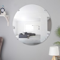 Зеркало, настенное, 100х100 см, с 4 подвесками: 