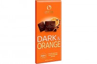«OZera», шоколад горький с апельсиновым маслом Dark&Orange, 90г: 