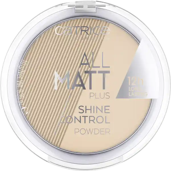 Catrice All Matt Plus Shine Control Powder 028: Цвет: https://www.rossmann.de/de/make-up-catrice-all-matt-plus-shine-control-powder-028/p/4059729222909
Produktbeschreibung und details Der mikrofeine All Matt Plus Shine Control Powder erklrt die Haut zu einer glanzfreien Zone und hlt bis zu  Stunden Seine lfreie Textur mattiert besonders langanhaltend und hinterlsst ein geschmeidiges Hautgefhl Lichtreflektierende Pigmente verleihen einen frischen makellosen Teint Die ideale Ergnzung zum All Matt Shine Control Make Up Kontaktdaten cosnova GmbH Am Limespark  D Sulzbach am Taunus wwwcatricede UrsprungslandHerkunftsort Italien Anwendung und Gebrauch Mit Puder lassen sich glnzende Hautpartien mattieren und das Makeup wird fixiert Puder lsst sich am besten mit einem Powder Brush auftragen Fr einen besonders natrlichen Effekt den Pinsel vorher auf dem Handrcken abklopfen um berschssiges Puder zu entfernen Inhaltsstoffe TALC ZINC STEARATE ETHYLHEXYL PALMITATE DIMETHYLIMIDAZOLIDINONE RICE STARCH TOCOPHERYL ACETATE PHENYL TRIMETHICONE OCTYLDODECYL STEAROYL STEARATE GLYCERYL CAPRYLATE pANISIC ACID SODIUM POTASSIUM ALUMINUM SILICATE SILICA PARFUM FRAGRANCE CI  CI  CI  IRON OXIDES CI  TITANIUM DIOXIDE Warnhinweise und wichtige Hinweise Warnhinweise Nicht auf gereizte oder empfindliche Lippen auftragen