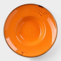 Тарелка фарфоровая для пасты Magistro «Церера», 160 мл, d=21 см, цвет оранжевый: Цвет: Посуда серии Magistro «Церера» - оригинальная фарфоровая посуда, которая никого не оставит равнодушным! Необычная форма, оформление «в крапинку» и многообразие цветов придают изделиям особенный вид.</p>Посуда из фарфора отличается прочностью и надёжностью, устойчива к появлению царапин и резким перепадам температур. Изделия из линейки «Церера» подходят как для праздничной, так и для ежедневной сервировки.</p>Посуду можно использовать в СВЧ и посудомоечной машине.</p>
: Magistro
: Китай
