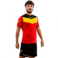 Givova Kit Campo Set Jersey + Shorts red / yellow: Цвет: Manufacturer: Givova Materials: 100%polyester Mesh panels Manufacturer logo processed on the middle of the chest and the right pant leg Jersey + Shorts Breathable Short sleeve Colored sleeves High wearing comfort and optimal fit New, with tags &amp; original packaging
https://www.sportspar.com/givova-kit-campo-set-jersey-shorts-red/yellow
