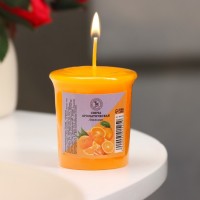 Свеча ароматическая "Orange", апельсин, 5х4,5 см: 
