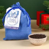 Чай чёрный в подарочном мешочке «Уютной зимы» с чабрецом, 100 г.: Цвет: Минимальная партия
1