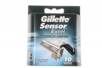 Кассеты Gillette sensor Excel 10шт: 