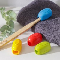 Колпачки для зубных щёток Clips Brush, 4 шт, цвет МИКС: 