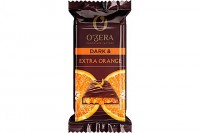 «OZera», шоколад горький Dark & Extra Orange, 40г (упаковка 15шт.): 