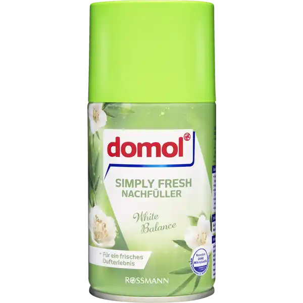 domol Simply Fresh Nachfller Spray quotWhite Balancequot: Цвет: Produktbeschreibung und details Freuen Sie sich auf eine sanfte DuftAtmosphre in Ihrem Zuhause  mit dem domol Simply Fresh Nachfller White Balance verstrmt einen sanften Duft von Jasmin und grnem Apfel kontinuierliches Dufterlebnis bis zu  Tage bei einer Duftintervalleinstellung von  Minuten sprht ohne feuchten Nebel auch manuell anwendbar als Duftspray Kontaktdaten Dirk Rossmann GmbH Isernhgener Sr   Burgwedel wwwrossmannde   UrsprungslandHerkunftsort Hergestellt in der EU Testurteile Qualittssiegel ampamp Verbandszeichen Anwendung und Gebrauch Stellen Sie den ONOFF Sprhzeitschalter Ihres Gertes auf OFF bevor Sie die Simply Fresh Sprhdose einsetzen Halten Sie das Gert beim Einschalten von Ihrem Gesicht weg Stellen Sie den Sprhzeitschalter ein indem Sie das gewnschte Sprhzeitintervall  Minuten whlen Sobald es eingeschaltet ist gibt das Gert automatisch nach  Sekunden den ersten Sprhsto ab Folgen Sie aus Sicherheitsgrnden den Anweisungen die Ihrem Gert beiliegen Inhaltsstoffe ber  aliphatische Kohlenwasserstoffe Weitere Inhaltsstoffe Duftstoffe LINALOOL ALPHAISOMETHYL IONONE CITRONELLOL Warnhinweise und wichtige Hinweise Warnhinweise GEFAHR Extrem entzndbares Aerosol Behlter steht unter Druck Kann bei Erwrmung bersten Verursacht schwere Augenreizung Ist rztlicher Rat erforderlich Verpackung oder Kennzeichnungsetikett bereithalten Darf nicht in die Hnde von Kindern gelangen Vor Gebrauch Kennzeichnungsetikett lesen Von Hitze heien Oberflchen Funken offenen Flammen und anderen Zndquellen fernhalten Nicht rauchen Nicht gegen offene Flamme oder andere Zndquelle sprhen Nicht durchstechen oder verbrennen auch nicht nach Gebrauch Aerosol nicht einatmen Nicht in die Augen auf die Haut oder auf die Kleidung gelangen lassen Nach Gebrauch Hnde grndlich waschen Nur im Freien oder in gut belfteten Rumen verwenden BEI KONTAKT MIT DEN AUGEN Einige Minuten lang behutsam mit Wasser splen Eventuell vorhandene Kontaktlinsen nach Mglichkeit entfernen Weiter splen Bei anhaltender Augenreizung rztlichen Rat einholenrztliche Hilfe hinzuziehen Vor Sonnenbestrahlung schtzen Nicht Temperaturen ber  C aussetzen Enthlt LINALOOL Kann allergische Reaktionen hervorrufen Den domol Simply Fresh Nachfller nur fr das domol Automatisches Duftspray verwenden Nicht auf Oberflchen sprhen Bei Kontakt mit Oberflchen sofort mit einem feuchten Tuch abwischen Nicht auf Lebensmittel oder Kleidung sprhen Nicht direkt auf Textilien Polster oder Vorhnge richten Nur vllig restentleerte Behlter der Wertstoffsammlung zufhren Grere Produktreste zur Problemstoffsammelstelle bringen Personen die auf Duftstoffe empfindlich reagieren sollten dieses Produkt mit Vorsicht verwenden Raumdfte sind kein Ersatz fr gute Haushaltshygiene
https://www.rossmann.de/de/haushalt-domol-simply-fresh-nachfueller-spray-white-balance/p/4305615247601