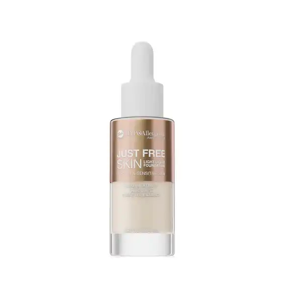 HYPOAllergenic Just Free Skin Light Liquid Foundation 01 Light: Цвет: Produktbeschreibung und details Die Light Liquid Foundation aus der HYPOAllergenic Just Free Skin Kollektion ist eine leichte nahezu unsichtbare Foundation die den Hautton ausgleicht und die Entstehung von Hautunreinheiten reduziert Die Haut wird mit Feuchtigkeit versorgt intensiv gepflegt und erhlt ein natrliches und gesundes Aussehen Die Formulierung entspricht ihrem Clean BeautyAnsatz und  der Inhaltsstoffe sind natrlichen Ursprungs Glyzerin spendet viel Feuchtigkeit AloeVera Saft ist reich an Aminosuren Vitamine sowie Mineralstoffen und hat eine beruhigende Wirkung auf die Haut QuinoaSamenextrakt pflegt und spendet Feuchtigkeit Weier Tee hat antioxidative Eigenschaften und kann den Hautalterungsprozess wirksam verlangsamen Veganes Produkt Geeignet fr Personen mit empfindlicher und zu Allergien neigender Haut Dermatologisch getestet Kontaktdaten Bell PPHU ul Graniczna  G  Jzefw Poland UrsprungslandHerkunftsort Polen Anwendung und Gebrauch Die Foundation ausgehend von der Gesichtsmitte auftragen und im Anschluss nach auen hin verteilen Alle bergnge ordentlich verblenden Gebrauch Aufbewahrung und Verwendung Aufbewahrungs und Verwendungsbedingungen Khl und trocken lagern Inhaltsstoffe Aqua Water CaprylicCapric Triglyceride Isododecane Diisostearoyl Polyglyceryl Dimer Dilinoleate Glycerin Magnesium Sulfate Aloe Barbadensis Leaf Juice Disteardimonium Hectorite Camellia Sinensis Leaf Extract Chenopodium Quinoa Seed Extract Aluminum Hydroxide Ethylhexylglycerin Propylene Carbonate Hydrogenated Lecithin Alumina Magnesium Oxide Phenoxyethanol Potassium Sorbate Sodium Benzoate Sorbic Acid CI  CI  CI  Iron Oxides CI  Titanium Dioxide Warnhinweise und wichtige Hinweise Warnhinweise Produkt nur zu ueren Anwendung Nach Gebrauch gut verschlieen Verndert das Produkt das Aussehen den Geruch oder die Konsistenz Anwendung unterbrechen Treten Reizungen aus brechen Sie die Anwendung ab und konsultieren Sie Ihren Arzt
https://www.rossmann.de/de/make-up-hypoallergenic-just-free-skin-light-liquid-foundation-01-light/p/5902082546290