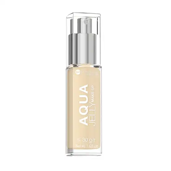 HYPOAllergenic Aqua Jelly Make-up 02 light sandbeige: Цвет: Produktbeschreibung und details Das perfekte SommerMakeup Durch die spezielle GelKonsistenz verbindet sich das leicht khlende und sanft mattierende Aqua Jelly Makeup von HYPOAllergenic perfekt mit der Haut und verleiht ihr dabei ein angenehmes Gefhl von Leichtigkeit Das enthaltene Vitamin C gleicht den Feuchtigkeitshaushalt in der Haut nachhaltig aus und verbessert die Elastizitt des Teints sichtbar Der Hautton wird ausgeglichen und der Teint erhlt ein gesundes und natrliches Strahlen Das Produkt wurde unter der Aufsicht von Dermatologen getestet Eignet sich fr Personen mit sensibler und zu Allergien neigender Haut Anwendung und Gebrauch Tragen Sie die Foundation ausgehend von der Gesichtsmitte auf und verteilen Sie diese im Anschluss nach auen Achten Sie darauf alle bergnge ordentlich zu verblenden Gebrauch Aufbewahrung und Verwendung Aufbewahrungs und Verwendungsbedingungen Khl und trocken lagern Inhaltsstoffe Aqua Water Cyclopentasiloxane Cyclohexasiloxane Propanediol PEGPPG dimethicone Sodium Chloride Stearoyl Inulin Titanium dioxide nano AcrylatesC Alkyl Methacrylate Copolymer disteardimonium Hectorite Polysorbate  Ethylhexylglycerin Hydrated Silica Propylene Glycol Hydrogen Dimethicone Aluminum Hydroxide Tocopheryl Acetate Trimethoxycaprylylsilane Propylene Carbonate Methylparaben Phenoxyethanol CI  CI  CI  Iron Oxides CI  Titanium dioxide
https://www.rossmann.de/de/make-up-hypoallergenic-aqua-jelly-make-up-02-light-sandbeige/p/5902082520238