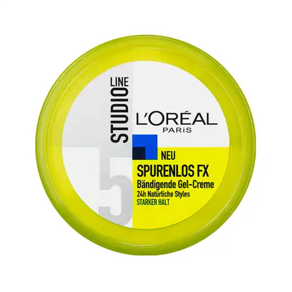 LOral Paris Studio Line  Spurenlos FX bndigende GelCreme: Цвет: Produktbeschreibung und details Die SpurenlosFX Bndigende Creme verleiht einen natrlichen Style mit starkem Halt fr  Stunden Die cremige Textur bndigt widerspenstiges und chaotisches Haar und schont es dabei Das Styling verklebt und verhrtet nicht und hinterlsst keine Rckstnde Die mit AktivMineralien angereicherte Formel schont das Haar Die MicroFix Technologie sorgt fr einen starken Halt der im Laufe des Tages nicht nachlsst Erlebe die Haarcreme fr starken Halt mit der Bndigenden Creme von Studio Line Entdecke alle Haargele und StylingTipps von LOral Paris Kontaktdaten LORAL Deutschland GmbH  Geschftsbereich LOral Paris Johannstrae   Dsseldorf wwwlorealparisde UrsprungslandHerkunftsort Deutschland Inhaltsstoffe AQUA  WATER  ISOPROPYL MYRISTATE  DIMETHICONE  PVP  CETEARYL ALCOHOL  BUTYLENE GLYCOL  HYDROGENATED STARCH HYDROLYSATE  PEG STEARATE  GLYCERYL STEARATE  PARAFFIN  CERA MICROCRISTALLINA  MICROCRYSTALLINE WAX  PEG  PHENOXYETHANOL  PEG PENTAERYTHRITYL TETRASTEARATE  MAGNESIUM GLUCONATE  ETHYLPARABEN  TRIETHANOLAMINE  CALCIUM GLUCONATE  LIMONENE  SYNTHETIC WAX  LINALOOL  BENZYL ALCOHOL  ACRYLATESC ALKYL ACRYLATE CROSSPOLYMER  CETYL ESTERS  METHYLPARABEN  CITRONELLOL  CITRAL  HEXYL CINNAMAL  AMYL CINNAMAL  PARFUM  FRAGRANCE FIL C
https://www.rossmann.de/de/pflege-und-duft-loreal-paris-studio-line-5-spurenlos-fx-baendigende-gel-creme/p/3600522471769