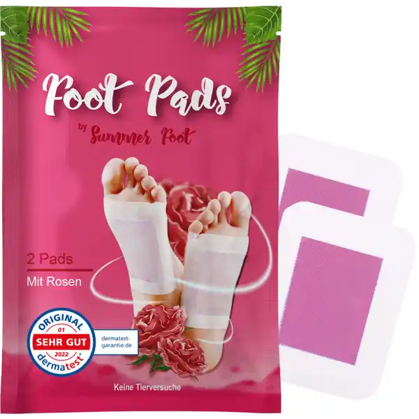 Summer Foot Overnight Fupads mit Rosenl: Цвет: Produktbeschreibung und details Die Fupads mit Rosenl beinhalten natrliche Inhaltsstoffe wie Bambusessig Holzessig Turmalin Maisstrke Chitin und Pflanzenfasern Die Pads sind dermatologisch getestet und mit natrlichen Inhaltsstoffen versehen Auch bekannt unter Fu Pflaster Bambus Pflaster oder einfach Fupads Die Fupads knnen ganz einfach und bequem ber Nacht auf die Fe geklebt werden wodurch sie ihre Wirkung entfalten Eine Art Wellness fr ZuhauseDie natrlichen Inhaltsstoffe der Fu Pads bzw Fu Pflaster knnen zB ber Nacht in die Haut einziehen Die BambuspflasterFoot Pads sind neben den Fssen ebenfalls auch fr andere Regionen wie Ellbogen Nacken Arme und Rcken geeignet Kontaktdaten Brain Trust GmbH Schlachte   Bremen wwwsummerfootde Testurteile Qualittssiegel ampamp Verbandszeichen Anwendung und Gebrauch  Schritt Waschen und trocknen Sie Ihre Fe Ziehen Sie dann das Papier von der Klebefolie ab  Schritt Kleben Sie die Pads auf die Mitte Ihrer Fusohle Fr optimale Ergebnisse ziehen Sie danach Socken ber Ihre Fe und lassen die Pads ber Nacht fr  Stunden einwirken  Schritt Waschen Sie Ihre Fe nach der Anwendung und trocknen Sie sie grndlich ab Gebrauch Aufbewahrung und Verwendung Aufbewahrungs und Verwendungsbedingungen Nicht in direktem Sonnenlicht lagern Von Kindern fernhalten Inhaltsstoffe Holzessig Extrakt Bambusessig Extrakt Chitin Chitosan Turmalin Vitamin C Agaricus Blazei Murill Rosenl Dextrin
https://www.rossmann.de/de/pflege-und-duft-summer-foot-overnight-fusspads-mit-rosenoel/p/4260640371182