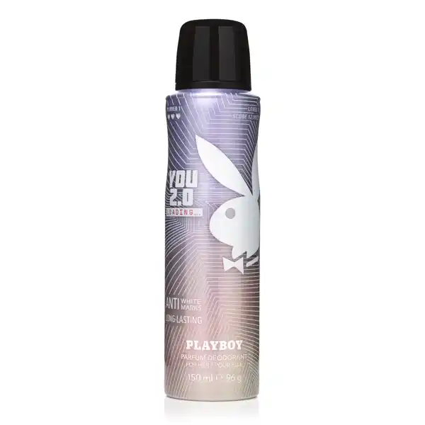 Playboy You 2.0 Loading... Parfum Deodorant Spray for her: Цвет: Produktbeschreibung und details AntiweieFlecken langanhaltend dermatologisch getestet Kontaktdaten EA Cosmetics Distributions GmbH Kapellenst a  Feldkirchen Kr Mnchen wwwplayboyfragrancescom UrsprungslandHerkunftsort Portugal Anwendung und Gebrauch Dose  cm vom Krper entfernt halten und sprhen Inhaltsstoffe ISOBUTANE ALCOHOL DENAT PROPANE FRAGRANCE PARFUM PROPYLENE GLYCOL BENZYL SALICYLATE LINALOOL BUTANE TRIETHYL CITRATE ETHYLHEXYLGLYCERIN COUMARIN HEXYL CINNAMAL GERANIOL CINNAMYL ALCOHOL LIMONENE ALPHAISOMETHYL IONONE CITRONELLAL TOCOPHEROL Warnhinweise und wichtige Hinweise Warnhinweise GEFAHR Extrem entzndbares Aerosol Behlter steht unter Druck Kann bei Erwrmung bersten Von Hitze heien Oberflchen Funken offenen Flammen und anderen Zndquellen fernhalten Nicht rauchen Nicht gegen offene Flamme oder andere Zndquelle sprhen Nicht gewaltsam ffnen nicht durchstechen oder verbrennen auch nicht nach Gebrauch Vor Sonnenbestrahlung schtzen Nicht Temperaturen ber  C aussetzen Darf nicht in die Hnde von Kindern gelangen Dose nur entleert in die Wertstoffsammlung geben Benutzung ausschlielich gem Verwendungszweck Kontakt mit Augen und tiefe Inhalation vermeiden Nicht auf gereizte oder verletzte Haut sprhen Nicht im Intimbereich benutzen
https://www.rossmann.de/de/pflege-und-duft-playboy-you-20-loading-parfum-deodorant-spray-for-her/p/5050456524174