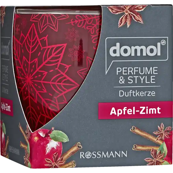 domol Perfume & Style Duftkerze Apfel-Zimt: Цвет: Produktbeschreibung und details Dfte knnen uns auf ganz magische Art in eine andere Stimmung versetzen Mit der domol Duftkerze Perfume ampamp Style genieen Sie ein luxurises und sinnliches Dufterlebnis in Ihrem Zuhause Der fruchtigwrzige ApfelZimtDuft aus hochwertigen Aromen verleiht eine gemtliche und einladende Atmosphre Einfach Augen schlieen und genieen klassische Duftkerze im Glas mit dekorativem Sleevedesign bis zu  Stunden Brenndauer Kontaktdaten Dirk Rossmann GmbH Isernhgener Strae   Burgwedel wwwrossmannde UrsprungslandHerkunftsort EU Anwendung und Gebrauch Gebrauchsanweisung Eine brennende Kerze nie ohne Aufsicht lassen Die Kerze auerhalb der Reichweite von Kindern und Haustieren brennen lassen Immer mindestens  cm zwischen den brennenden Kerzen belassen Die Kerze nicht auf oder in der Nhe von leicht entflammbaren Gegenstnden brennen lassen Kerzen nicht in Zugluft stellen Raum nach dem Gebrauch lften Direktes Einatmen von Rauch vermeiden Personen die auf Duftstoffe empfindlich reagieren sollten dieses Produkt mit Vorsicht verwenden Raumdfte sind kein Ersatz fr gute Haushaltshygiene Inhaltsstoffe Enthlt Cinnamal Methylphenylacrylaldehyde Eugenol Warnhinweise und wichtige Hinweise Warnhinweise ACHTUNG Enthlt Cinnamal Methylphenylacrylaldehyde Eugenol Kann allergische Hautreaktionen verursachen BEI BERHRUNG MIT DER HAUT Mit viel Wasser und Seife waschen Bei Hautreizung oder ausschlag rztlichen Rat einholenrztliche Hilfe hinzuziehen InhaltBehlter einer anerkannten Abfallentsorungsanlage zufhren
https://www.rossmann.de/de/haushalt-domol-perfume-und-style-duftkerze-apfel-zimt/p/4305615383446