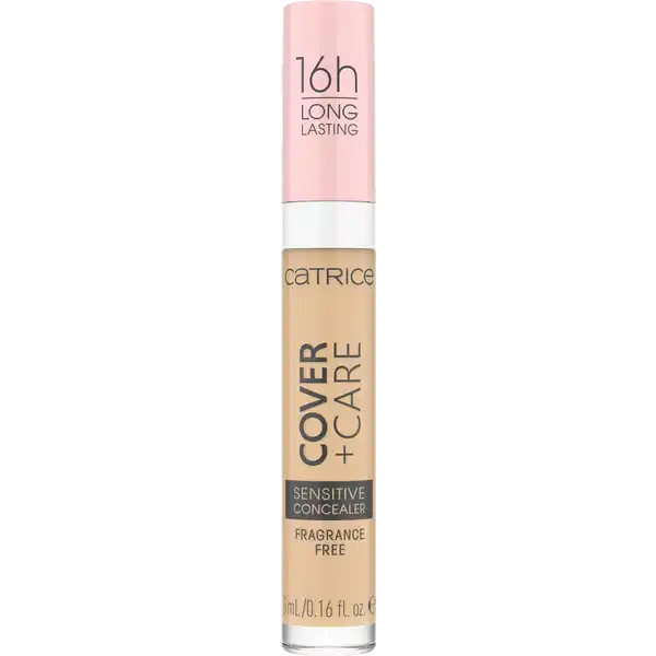 Catrice Cover + Care Sensitive Concealer 008W: Цвет: https://www.rossmann.de/de/make-up-catrice-cover--care-sensitive-concealer-008w/p/4059729376992
Produktbeschreibung und details Der Cover  Care Sensitive Concealer berzeugt mit seiner mittleren aufbaubaren Deckkraft und natrlichmattem Finish Die wasserfeste Textur hlt bis zu h lang ist parfmfrei und fr sensible Haut geeignet  die Vertrglichkeit auf empfindlicher Haut wurde dermatologisch besttigt Auerdem ist die Formulierung mit beruhigender Kamille angereichert Der flssige Concealer lsst sich leicht auftragen und verblenden Kontaktdaten cosnova GmbH Am Limespark  D Sulzbach am Taunus wwwcatricede UrsprungslandHerkunftsort Polen Anwendung und Gebrauch Der Concealer kann sowohl vor als auch nach der Foundation auf Hautunreinheiten dunklen Schatten oder Rtungen aufgetupft werden Fr eine hhere Deckkraft kann nach dem Trocknen der ersten dnnen Schicht eine zweite aufgetupft werden Ganz wichtig lieber in dnnen Schichten arbeiten um ein natrliches Resultat zu erzielen Fr ein dezentes Contouring kann eine dunklere Shade unter den Wangenknochen seitlich der Nase und am Haaransatz aufgetragen werden Eine hellere Shade setzt natrliche Highlights Um einen optischen LiftingEffekt zu erzielen wird eine helle Shade vom ueren Augenwinkel in Richtung Haaransatz verblendet Gebrauch Aufbewahrung und Verwendung Aufbewahrungs und Verwendungsbedingungen Sensitive Concealer Wasserfest Inhaltsstoffe AQUA WATER ISONONYL ISONONANOATE CAPRYLICCAPRIC TRIGLYCERIDE GLYCERIN C ALKANE COCONUT ALKANES POLYGLYCERYL POLYHYDROXYSTEARATE POLYGLYCERYL POLYRICINOLEATE MAGNESIUM SULFATE CHAMOMILLA RECUTITA MATRICARIA FLOWER EXTRACT TOCOPHEROL SODIUM CHLORIDE DISTEARDIMONIUM HECTORITE STEAROYL INULIN BUTYLENE GLYCOL SYNTHETIC FLUORPHLOGOPITE POLYGLYCERIN ETHYLHEXYLGLYCERIN HYDROGENATED LECITHIN TIN OXIDE ASCORBYL PALMITATE ALUMINUM HYDROXIDE CITRIC ACID PHENOXYETHANOL SODIUM BENZOATE CI  CI  CI  IRON OXIDES CI  TITANIUM DIOXIDE