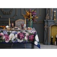 Набор столовый "Этель" Цветочный этюд, скатерть 220х150 см, салф. 40х40 см-12 шт, 100% хлопок: 