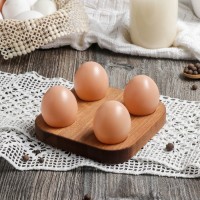 Подставка для яиц и кекса Adelica, 4 отделения, d=13 см, 13?13?1,8 см, массив берёзы: 