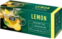«ETRE», чай Lemon зелёный с лимоном, 25 пакетиков, 50г: 