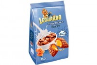 «Leonardo», готовый завтрак «Подушечки со вкусом карамели», 250г: 
