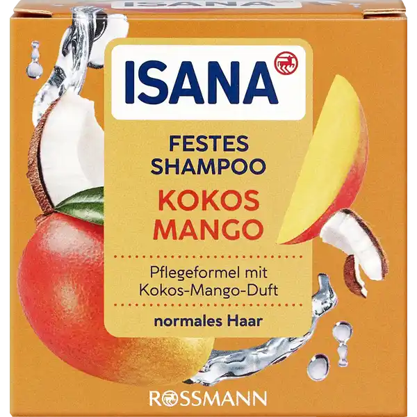 ISANA festes Shampoo Cocos-Mango Твердый шампунь: Цвет: https://www.rossmann.de/de/pflege-und-duft-isana-festes-shampoo-cocos-mango/p/4305615716237
Produktbeschreibung und details Pflegeformel mit KokosMangoDuft normales Haar Das Feste Shampoo mit KokosMangoDuft verwhnt Ihre Sinne und reinigt zugleich sanft und schonend auf natrliche Art Das enthaltene Rizinusl und Olivenl untersttzt die Pflege der Haare Ohne zu beschweren Ohne Silikone und Paraffine Hautvertrglichkeit dermatologisch besttigt Diese Rezeptur ist zu  ohne Mikroplastik Kontaktdaten Dirk Rossmann GmbH Isernhgener Strae   Burgwedel wwwrossmannde UrsprungslandHerkunftsort Deutschland Testurteile Qualittssiegel ampamp Verbandszeichen Anwendung und Gebrauch Das Feste Shampoo anfeuchten und einige Male ber das nasse Haar reiben den entstandenen Schaum sanft ins Haar einmassieren und grndlich aussplen Nach Gebrauch das Shampoo gut trocknen lassen und einfach wieder verwenden Inhaltsstoffe Disodium Lauryl Sulfosuccinate Sodium CocoSulfate Triticum Vulgare Wheat Starch Cetearyl Alcohol Hydrogenated Palm Glycerides Aqua Lauryl PCA Cocamidopropyl Betaine Ricinus Communis Seed Oil Glyceryl Stearate Olea Europaea Fruit Oil Parfum Sodium Chloride CI