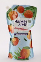 Мыло жидкое AROMA SOAP 1л Лемонграсс и мандарин: 