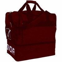 Givova Borsa Football Bag dark red: Цвет: Brand: Giova Brand logo processed on the side Material: 100% polyester Dimensions L: approx. L length 50 x width 36.5 x height 38 in cm Dimensions M: approx. Llength 48 x width 27 x height 46 in cm a large main compartment with zipper Includes bottom compartment with zip for storing football boots (does not include hard case shell) two side pockets with zippers Various air inlets guarantee good ventilation a carrying handle an adjustable, padded shoulder strap lots of storage space pleasant wearing comfort NEW, with label and original packaging
https://www.sportspar.com/givova-borsa-football-bag-dark-red