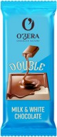 «O'Zera», шоколад Double Milk & White chocolate, 24г (упаковка 30шт.): 