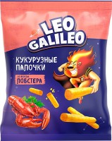 «Leo Galileo», кукурузные палочки со вкусом лобстера, 45г: 