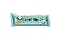 «Cornline», зерновой батончик с кокосом, 30г (упаковка 18шт.): 