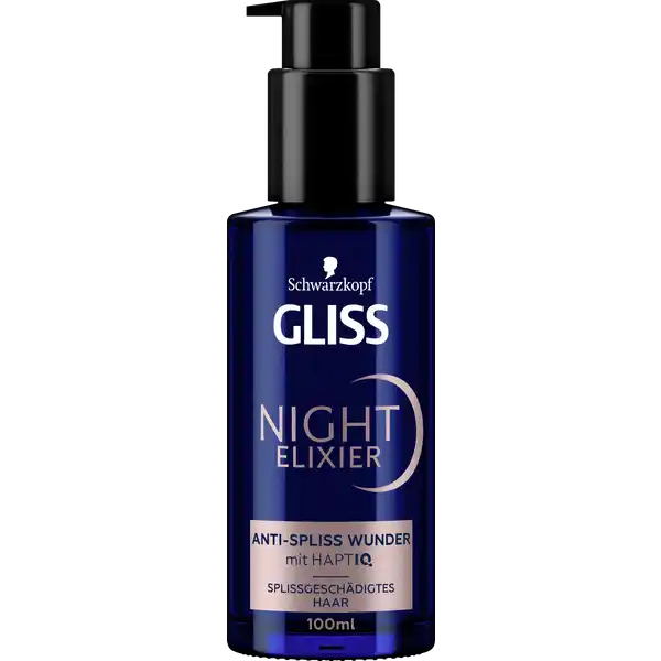 Schwarzkopf Gliss Night Elixier Anti-Spliss Wunder: Цвет: Produktbeschreibung und details GLISS Night Elixier mit HaptIQ System versiegelt Spliss im Schlaf und repariert dein Haar langanhaltend Die Haarpflege nutzt die Nacht um tief in die Haarfaser einzudringen und hinterlsst schnes weiches und starkes Haar Das Serum mit tiefenwirksamer Formel mit entspannendem Duft zieht sofort ein und hinterlsst keine Spuren auf dem Kopfkissen fr splissgeschdigtes Haar versiegelt Spliss im Schlaf mit HaptIQ System und IonKomplex hinterlsst schnes weiches und starkes Haar zieht sofort ein mit entspannendem Duft Kontaktdaten Schwarzkopf ampamp Henkel a division of Henkel AG ampamp Co KGaA D Dsseldorf Anwendung und Gebrauch Vor dem Schlafengehen  Pumpste sanft in das nasse oder trockene Haar einarbeiten Nicht aussplen Wache mit schnem und repariertem Haar auf  einfach durchbrsten und den Tag beginnen Kann jeden Abend genutzt werden Inhaltsstoffe Aqua Water Eau Dimethicone Cetearyl Alcohol Behentrimonium Chloride Laureth Isopropyl Myristate Hydroxyoctanone Glycerin Cetrimonium Chloride Panthenol Betaine Hydroxyethylcellulose Parfum Fragrance Distearoylethyl Hydroxyethylmonium Methosulfate Isopropyl Alcohol Propylene Glycol Cetrimonium Methosulfate Phenoxyethanol Citric Acid Sodium Salicylate Quaternium Quaternium Methylparaben Laureth Linalool Benzyl Salicylate Limonene AlphaIsomethyl Ionone Citronellol Benzyl Alcohol Coumarin
https://www.rossmann.de/de/pflege-und-duft-schwarzkopf-gliss-night-elixier-anti-spliss-wunder/p/4015100747430