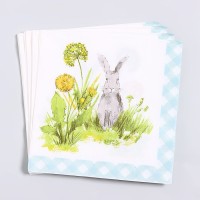 Салфетки бумажные «Серый кролик», 33х33 см, набор 20 шт: 