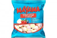 «Mayama», мармелад жевательный со вкусами клубники и черники со сливками, 70г: 