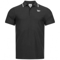 Reebok Training Essentials Men Polo Shirt FP9173: Цвет: https://www.sportspar.com/reebok-training-essentials-men-polo-shirt-fp9173
Brand: Reebok Material: 62% cotton, 38% polyester Brand logo on the left chest regular fit classic polo collar with contrasting edge and 3-button placket short sleeves with elastic, ribbed waistband and contrasting cuffs Slits on the sides for more freedom of movement straight hem including with a spare button pleasant wearing comfort NEW, with tags &amp; original packaging