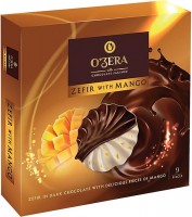 «O'Zera», зефир в шоколаде с манго, 270г: 