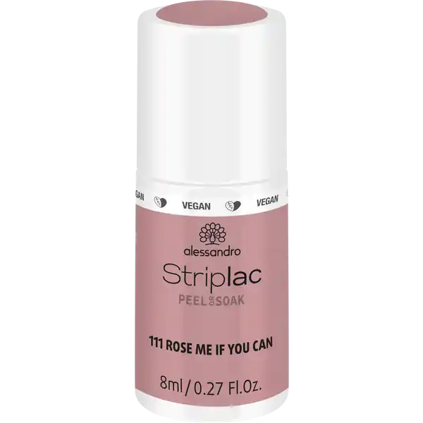 Alessandro STRIPLAC PEEL OR SOAK ROSE ME IF YOU CAN -VEGAN: Цвет: Produktbeschreibung und details Rosige Aussichten Der Peel or Soak Striplac Rose me if you can lsst jeden NagellackFan auf Wolke  schweben der Farbton im stilvollen Rosanude sorgt fr rosigglnzende NgelDas Beste STRIPLAC ist VEGAN und TIERVERSUCHSFREILeichtes Auftragen keine Trocknungszeit und bis zu  Wochen Haltbarkeit Kein Problem Einfach eine Schicht Rose me if you can Striplac auftragen und mit dem Top Coat versiegeln Dank der Peel or Soak Innovation lsst sich der Lack gleich auf zwei Weisen entfernen Mit dem PeelOff Aktivator kann der Lack mit Hilfe eines Hufstbchens in einer Schicht entfernt werden mit dem SoakOff Liquid wird dieser mit Hilfe der Folienpads sanft abgelst alessandro Striplac  fr rosigglnzende Ngel in nur  MinutenProduktdetails Rose me if you can Striplac im dunklen Rosanude Bis zu  Wochen Haltbarkeit Keine Trocknungszeit Schnelle PeelOff oder SoakOff Ablsung Schtzt und festigt den Naturnagel  VEGAN und Tierversuchsfrei Hinweis Lack trocknet nicht ohne alessandro LEDLampeStriplac Peel or Soak ist das MustHave fr jede Frau die Wert auf schne Ngel legt Ngel wie aus dem Nagelstudio in etwa  Minuten Striplac ist ein einzigartiger Nagellack der wesentlich lnger hlt als herkmmlicher Nagellack  bis zu drei Wochen Hochglanz bis zum letzten Tag Striplac kann einfach und streifenfrei aufgetragen werden deckt bereits nach der ersten Anwendung ist kratz und splitterfest Keine lstige Trockenzeit denn Striplac hrtet in  Sekunden im LEDGert Das Ergebnis ist eine perfekte UVLEDManikre wie aus dem Nagelstudio Das Beste STRIPLAC ist VEGAN und TIERVERSUCHSFREIZum schnellen Ablsen gibt es zwei Mglichkeiten Schnelle PeelOff or SoakOff Lsung Durch den PeelOff Aktivator lsst sich der Striplac einfach vom Nagel abziehen oder Sie nutzen die SoakOff Remover Wraps zum Ablsen Der Lack ist mit beiden Lsungen rckstandslos zu entfernen Kontaktdaten alessandro International GmbH Erkrather Strae a  Dsseldorf Anwendung und Gebrauch Ngel polieren Ngel mit einer dnnen Farbschicht lackieren Lack fr  Sekunden unter der LEDLampe aushrten Ngel mit dem Striplac Top Coat lackieren  Unter der LEDLampe  Sekunden aushrten Entfetten der Ngel mit den Striplac Reinigungspads um die Schwitzschicht abzunehmen Fertig Ablsen Peel off Tragen Sie zur Untersttzung den Striplac Peel Off Aktivator auf die Nagelplatte auf und lassen Sie diesen einige Minuten einwirken Drcken Sie mit dem Hufstbchen den Lack seitlich vom Nagelrand an Ziehen Sie anschlieend den Lack in einer Schicht vom Nagel ab Soak off Tragen Sie eine geringe Menge des SoakOff Liquid auf die Folienpads auf Anschlieend legen Sie die getrnkte Padseite auf die Nagelplatte und pressen die Folie fest um den Finger damit die Pads die Nagelplatte mit Aceton befeuchten Lassen Sie die SoakOff Pads  Minuten einwirken und schon ist der Lack ab Gebrauch Aufbewahrung und Verwendung Aufbewahrungs und Verwendungsbedingungen WARNHINWEIS Hautkontakt vermeiden Anwendungshinweise bitte sorgfltig lesen Kann allergischeHautreaktionen verursachen Verursacht schwere Vertzungen der Haut und schwere AugenschdenNicht bei verletzten oder entzndeten Ngeln anwenden Bei Auftreten von Hautrtungen oder allergischenReaktionen Kontakt mit dem Produkt sofort einstellen und ggf Arzt aufsuchen Darf nicht in dieHnde von Kindern gelangen Inhaltsstoffe ALIPHATIC POLYESTERURETHANE ACRYLATE TRIETHYLENE GLYCOL DIMETHACRYLATE HEMA MALEATE ETHYL ACETATE ALIPHATIC URETHANE ACRYLATE BUTYL ACETATE ETHYL TRIMETHYLBENZOYL PHENYLPHOSPHINATE NITROCELLULOSE SILICA DIMETHYL SILYLATE LAURYL POLYNEOPENTYL GLYCOL ADIPATE PHTALATEPEI CROSSPOLYMERLAURYL POLYNEOPENTYL GLYCOL ADIPATE CI  ACETYL TRIBUTYL CITRATE ISOPROPYL ALCOHOL ACRYLATES COPOLYMER TRIPROPYLENE GLYCOL DIACRYLATE PHOSPHORIC ACID POLYESTER DIMETHICONE LAURIC ACID BIOTIN CAFFEINE AQUA WATER BHT CI  CI  HYDROLYZED CORN PROTEIN HYDROLYZED SOY PROTEIN HYDROLYZED WHEAT PROTEIN CI  PHOSPHORIC ACID PHENOXYETHANOL MEK CI  Warnhinweise und wichtige Hinweise Warnhinweise WARNHINWEIS Hautkontakt vermeiden Anwendungshinweise bitte sorgfltig lesen Kann allergischeHautreaktionen verursachen Verursacht schwere Vertzungen der Haut und schwere AugenschdenNicht bei verletzten oder entzndeten Ngeln anwenden Bei Auftreten von Hautrtungen oder allergischenReaktionen Kontakt mit dem Produkt sofort einstellen und ggf Arzt aufsuchen Darf nicht in dieHnde von Kindern gelangen
https://www.rossmann.de/de/make-up-alessandro-striplac-peel-or-soak-rose-me-if-you-can--vegan/p/4025087481111