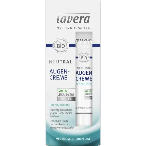 lavera Neutral Augencreme: Цвет: Produktbeschreibung und details BioNachtkerze Feuchtigkeitspflege gegen Trockenheitsfltchen Green Ultra sensitiv Complex ohne Duft Farb und synthetische Konservierungsstoffe medizinische Hautpflege Hautvertrglichkeit getestet und dermatoligische besttigt vegan Kontaktdaten Laverana GmbH ampamp Co KG Am Weingarten   Wennigsen wwwlaverade UrsprungslandHerkunftsort Deutschland Testurteile Qualittssiegel ampamp Verbandszeichen Anwendung und Gebrauch Auf die gereinigte Haut rund um die Augen auftragen und sanft einklopfen Inhaltsstoffe Water Aqua Olea Europaea Olive Fruit Oil Glycerin Alcohol denat Myristyl Alcohol Cetyl Alcohol Glyceryl Stearate Citrate Butyrospermum Parkii Shea Butter CaprylicCapric Triglyceride Oenothera Biennis Evening Primrose Oil Simmondsia Chinensis Jojoba Seed Oil Glycine Soja Soybean Oil Sodium Hyaluronate Bisabolol Betaglucan Foeniculum Vulgare Fennel Fruit Extract Hamamelis Virginiana Witch Hazel Leaf Extract Dipotassium Glycyrrhizate Xanthan Gum Hydrogenated Palm Glycerides Tocopherol Helianthus Annuus Sunflower Seed Oil Hydrogenated Lecithin Ascorbyl Palmitate Brassica Campestris Rapeseed Sterol ingredients from certified organic agriculture
https://www.rossmann.de/de/pflege-und-duft-lavera-neutral-augencreme/p/4021457626052